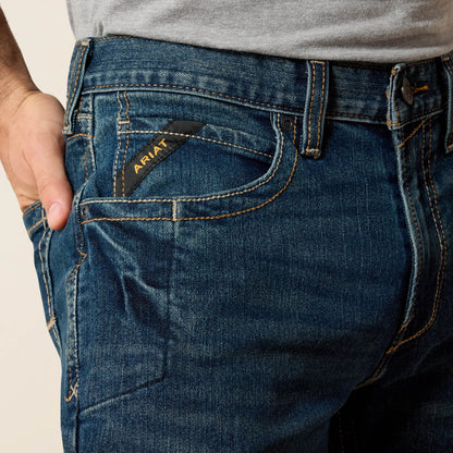 Men's Low Rise, Bootcut Work Pants - Rebar Denim Ariat Men|Work