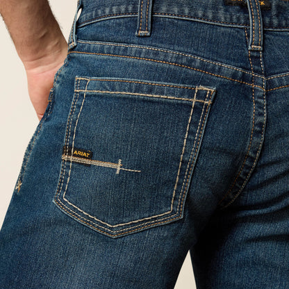 Men's Low Rise, Bootcut Work Pants - Rebar Denim Ariat Men|Work