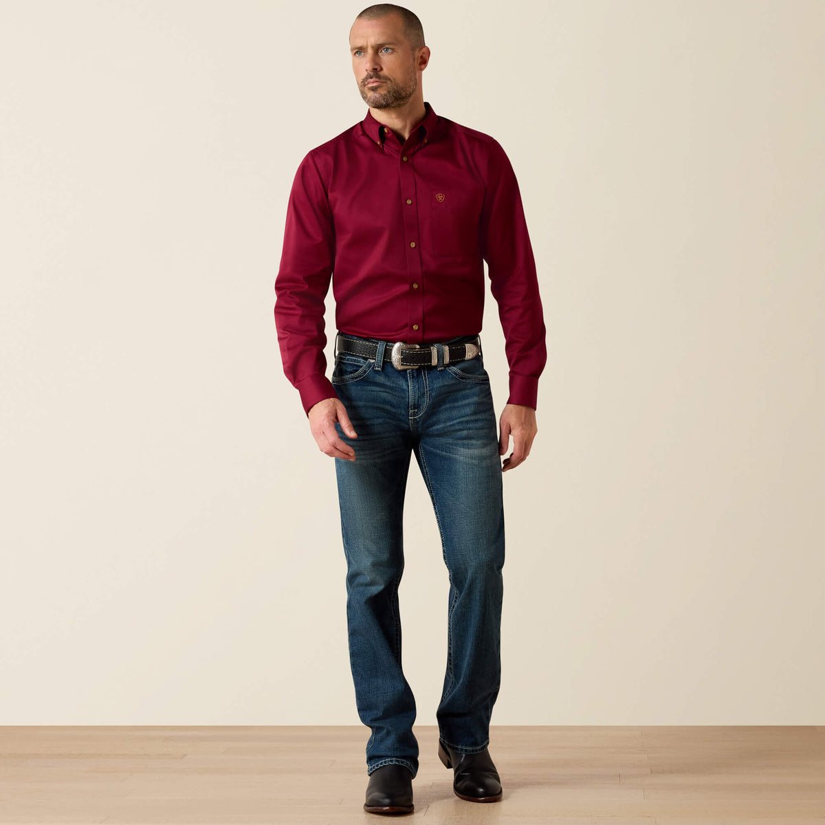 M7 Rocker Stretch Coltrane Stackable Straight Leg Jean Ariat Men