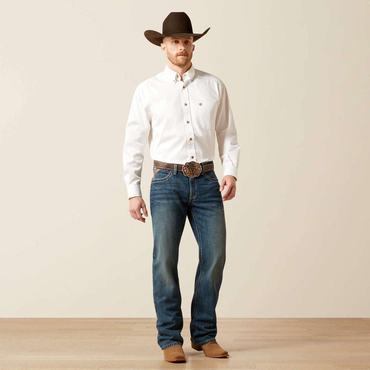 M4 Relaxed Boundary Boot Cut Jeans Ariat Men