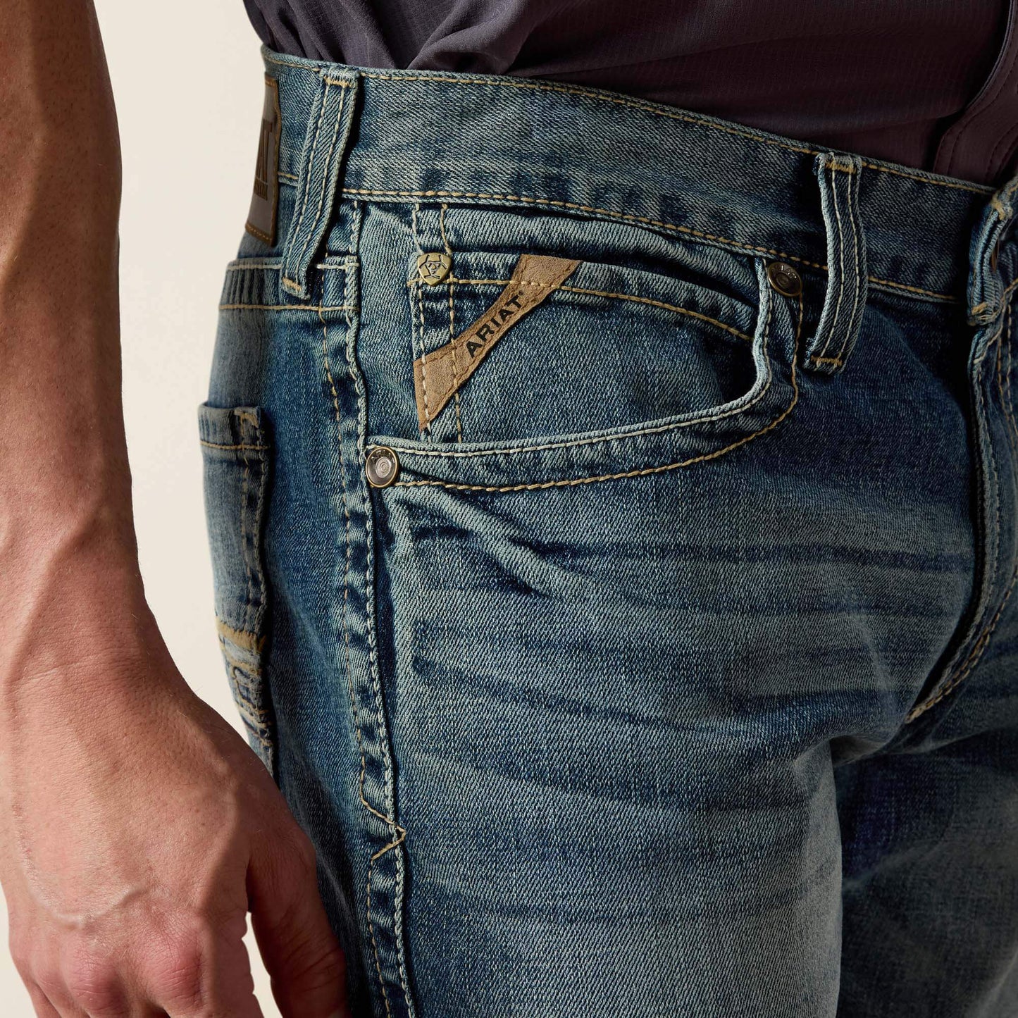 M4 Stretch Shoreway Stackable Straight Leg Jean Ariat Men