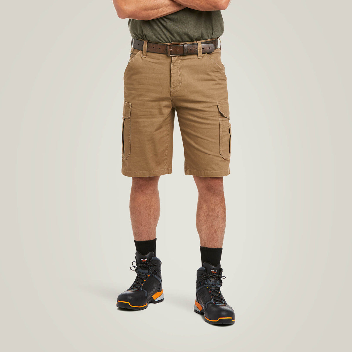 Rebar DuraStretch Made Tough Cargo 11" Short Ariat Men