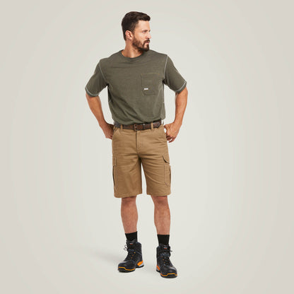 Rebar DuraStretch Made Tough Cargo 11" Short Ariat Men