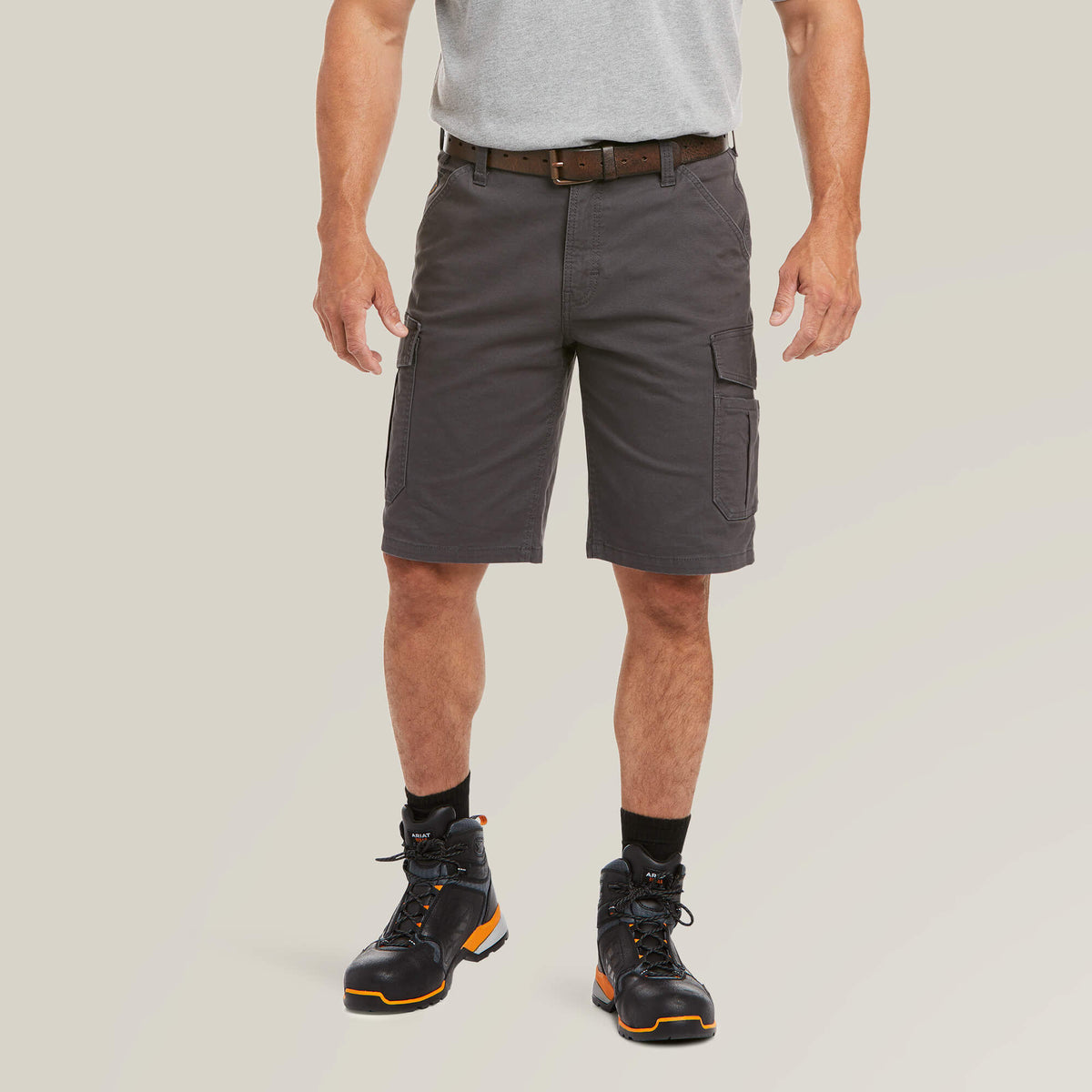 Rebar DuraStretch Made Tough Cargo 11" Short Ariat Men