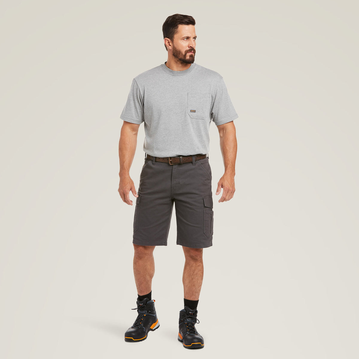 Rebar DuraStretch Made Tough Cargo 11" Short Ariat Men