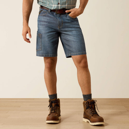 Rebar M4 Relaxed Denim 10" DuraStretch Shorts Ariat Men