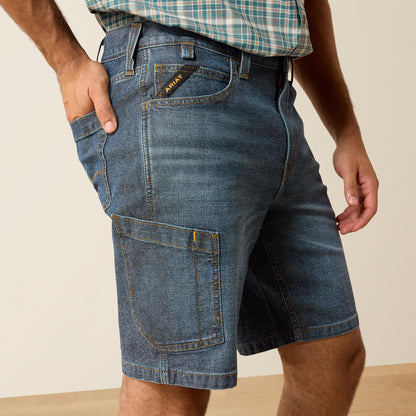 Rebar M4 Relaxed Denim 10" DuraStretch Shorts Ariat Men
