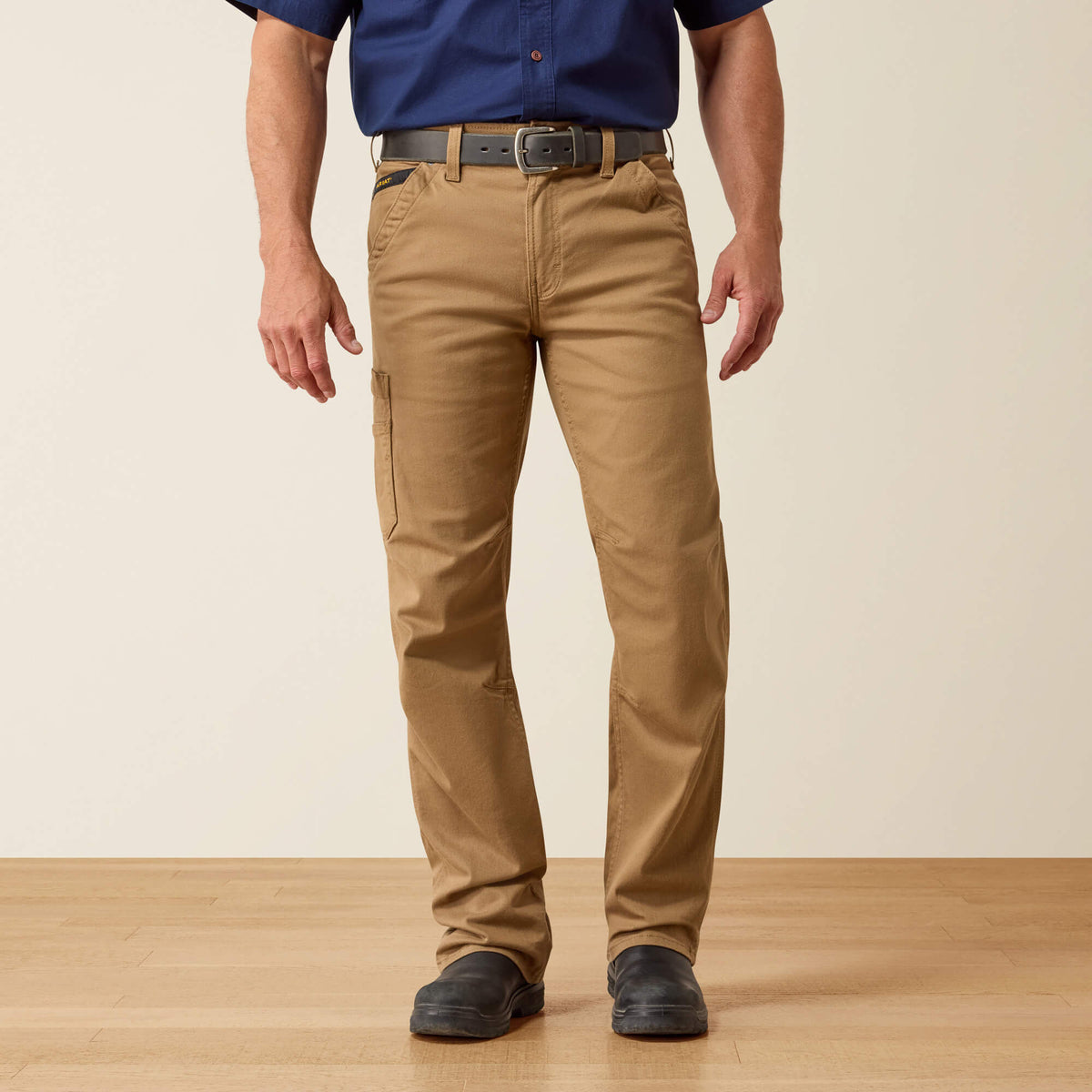 Rebar M4 Relaxed DuraStretch Washed Twill Dungaree Boot Cut Pant Ariat Men|Work
