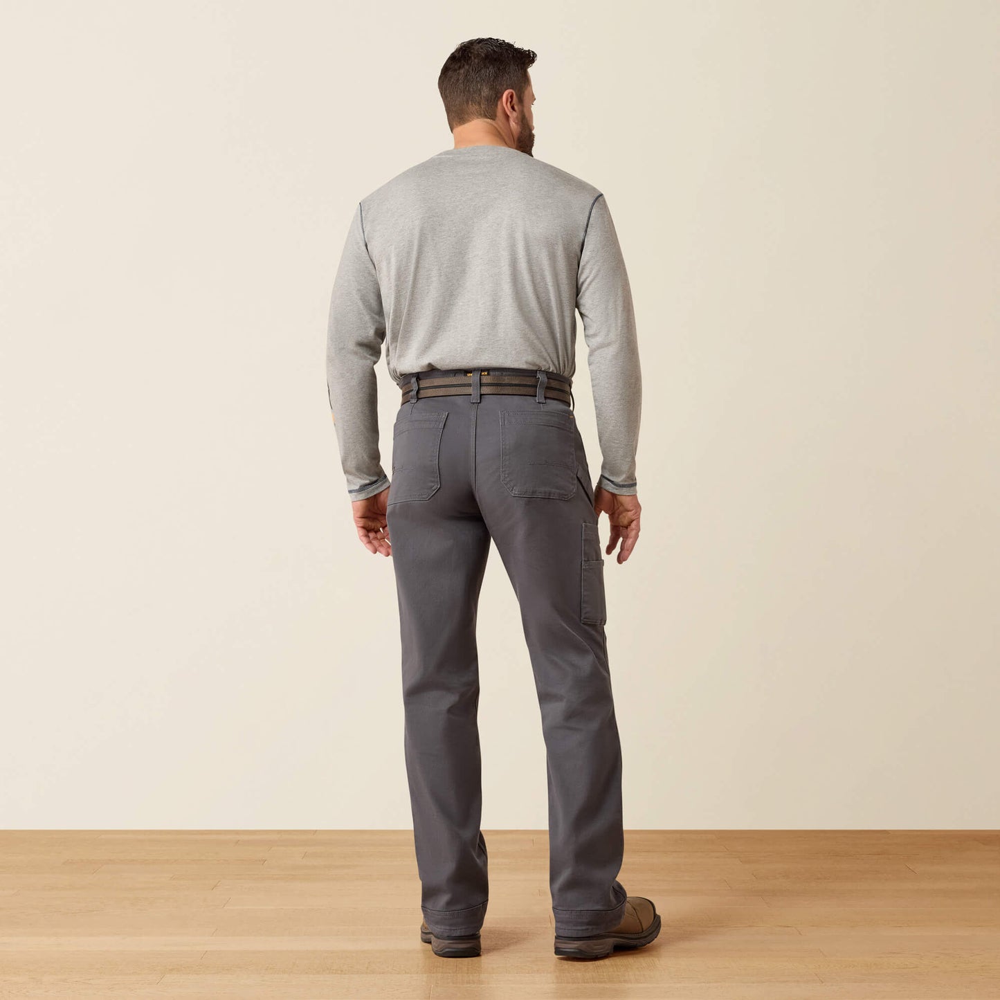 Rebar M4 Relaxed DuraStretch Washed Twill Dungaree Boot Cut Pant Ariat Men|Work