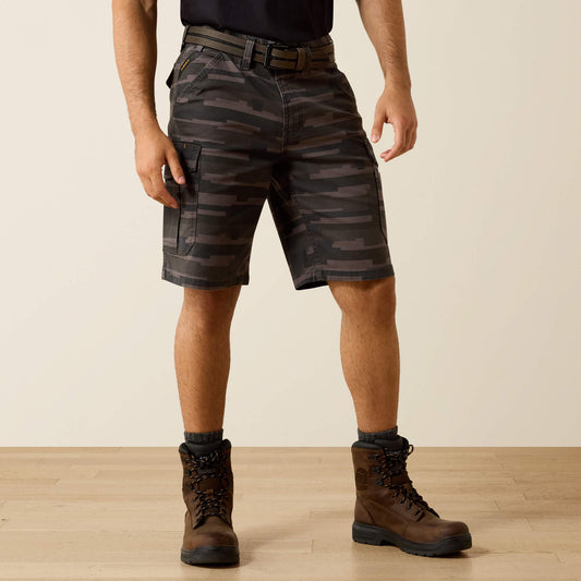 Rebar DuraStretch Made Tough Cargo 11" Short Ariat Men
