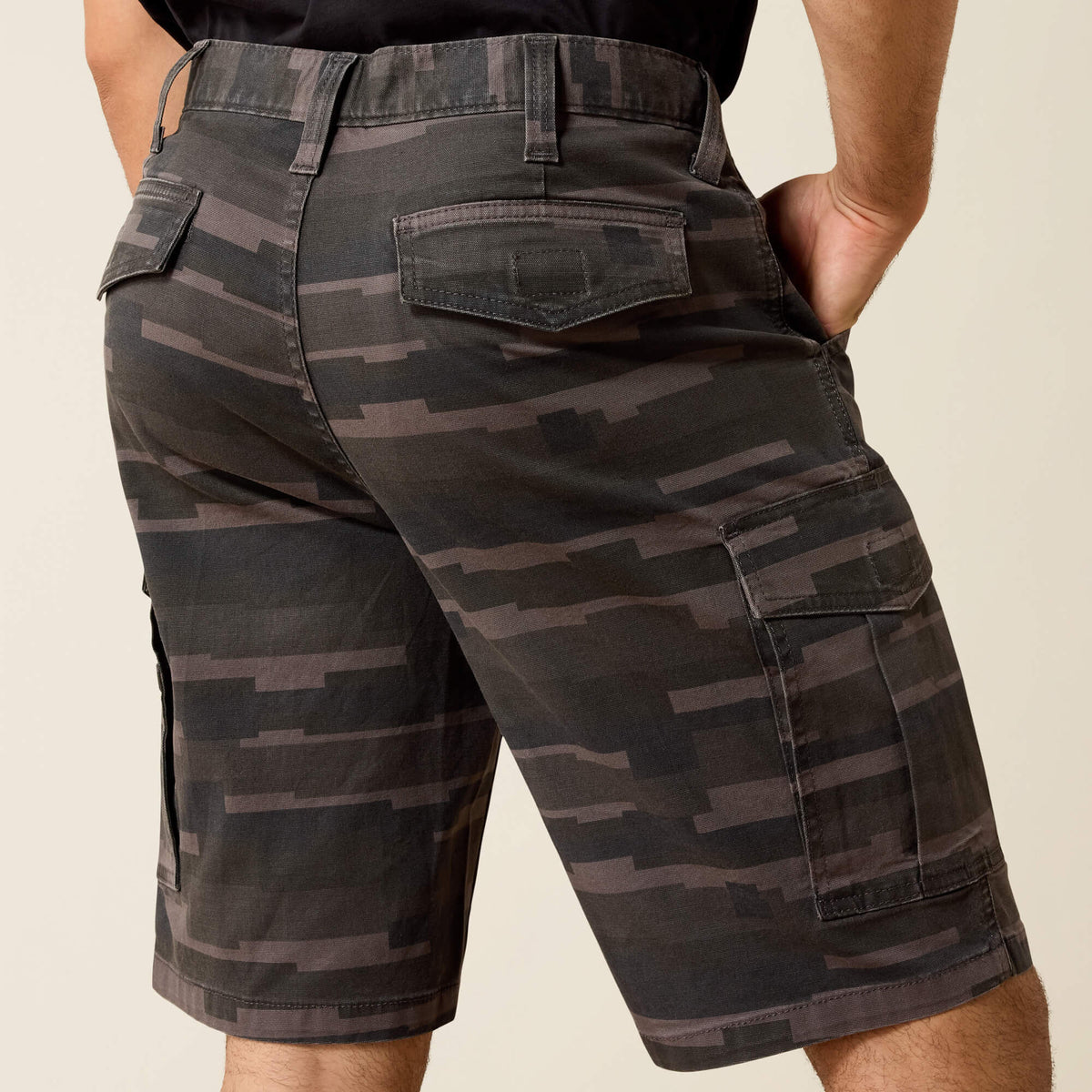 Rebar DuraStretch Made Tough Cargo 11" Short Ariat Men