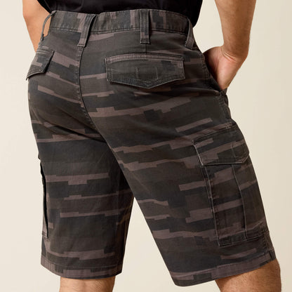 Rebar DuraStretch Made Tough Cargo 11" Short Ariat Men