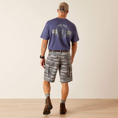 Rebar DuraStretch Made Tough Cargo 11" Short Ariat Men