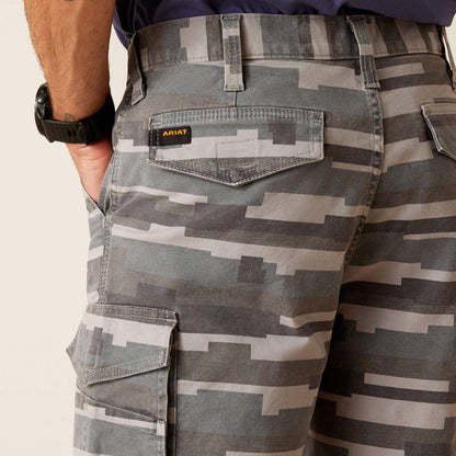 Rebar DuraStretch Made Tough Cargo 11" Short Ariat Men