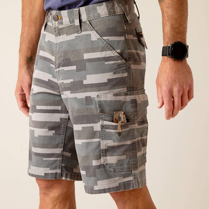 Rebar DuraStretch Made Tough Cargo 11" Short Ariat Men