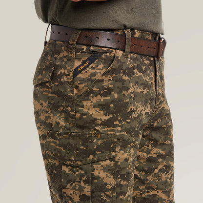 Rebar DuraStretch Made Tough Cargo 11" Short Ariat Men