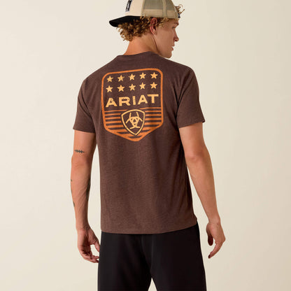 Ariat Stripe Patriotic Badge T-Shirt Ariat Men