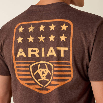 Ariat Stripe Patriotic Badge T-Shirt Ariat Men