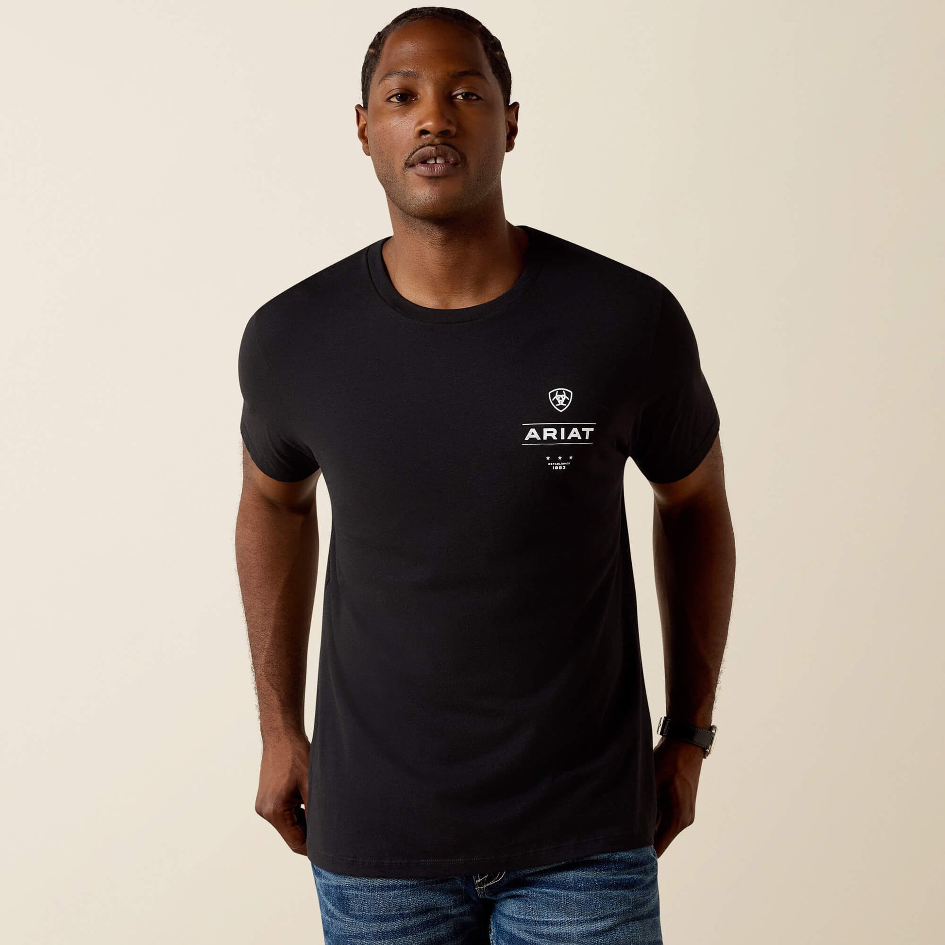 Ariat Wooden Diamond Flag Classic Fit T-Shirt Ariat Men