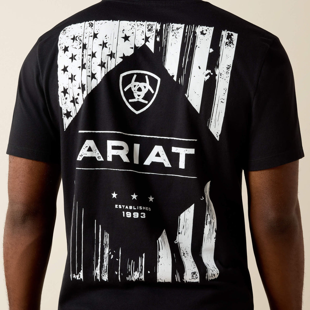 Ariat Wooden Diamond Flag Classic Fit T-Shirt Ariat Men