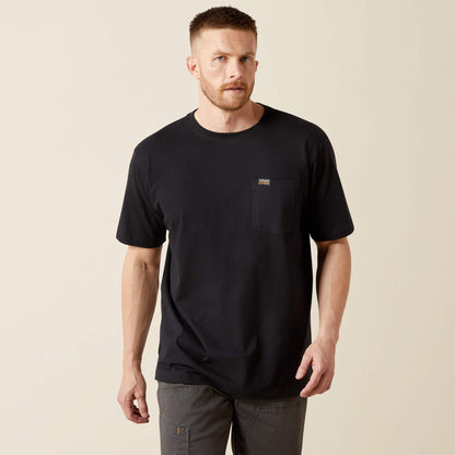 Rebar Cotton Strong Standard Pocket T-Shirt Ariat Men|Work