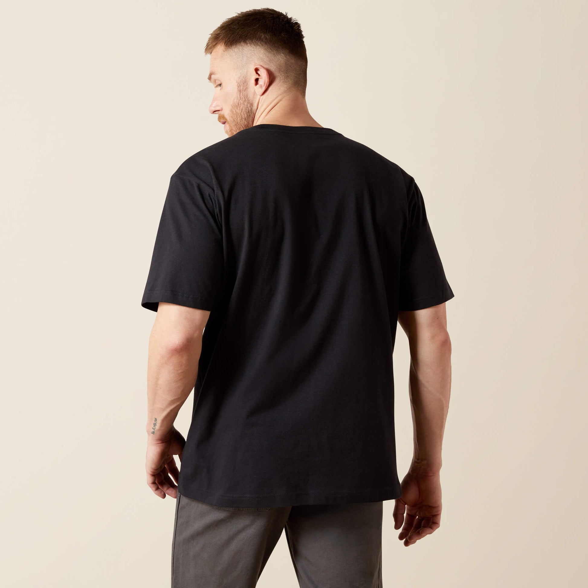Rebar Cotton Strong Standard Pocket T-Shirt Ariat Men|Work