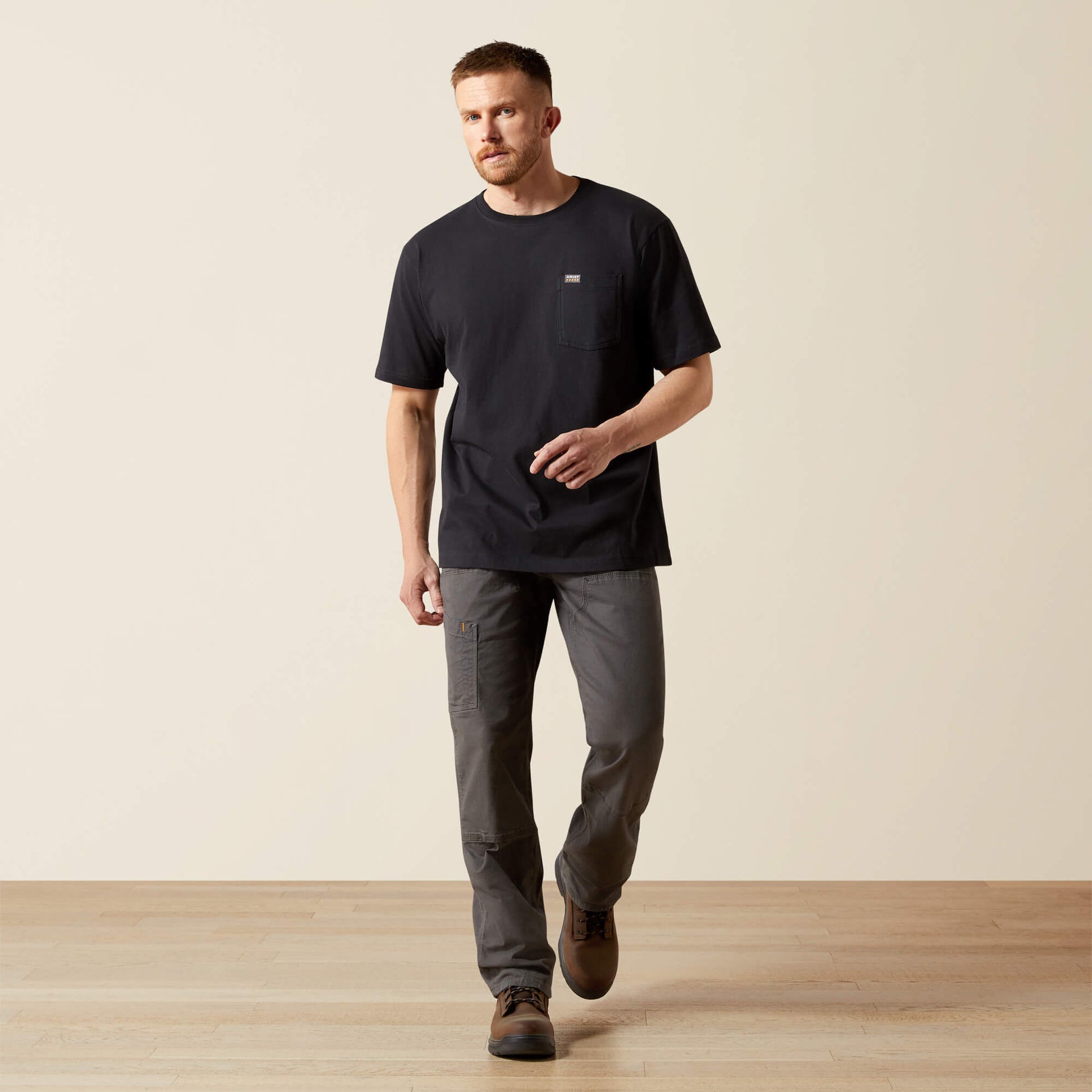 Rebar Cotton Strong Standard Pocket T-Shirt Ariat Men|Work