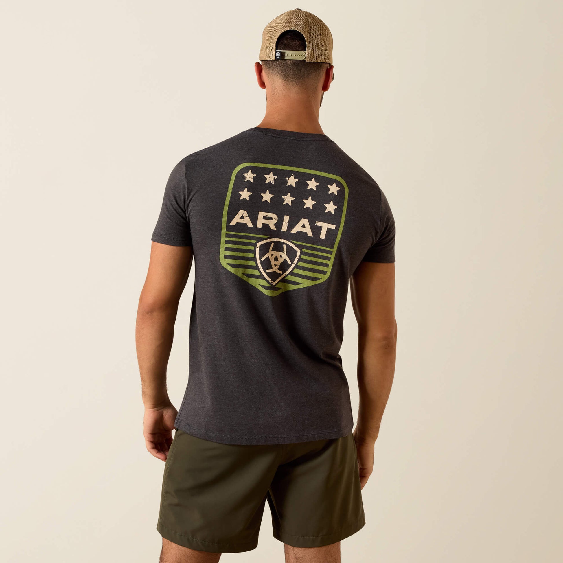 Ariat Stripe Patriotic Badge T-Shirt Ariat Men