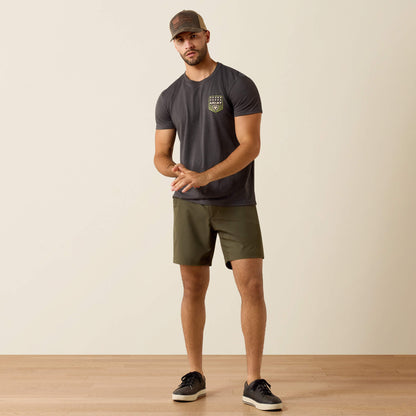 Ariat Stripe Patriotic Badge T-Shirt Ariat Men