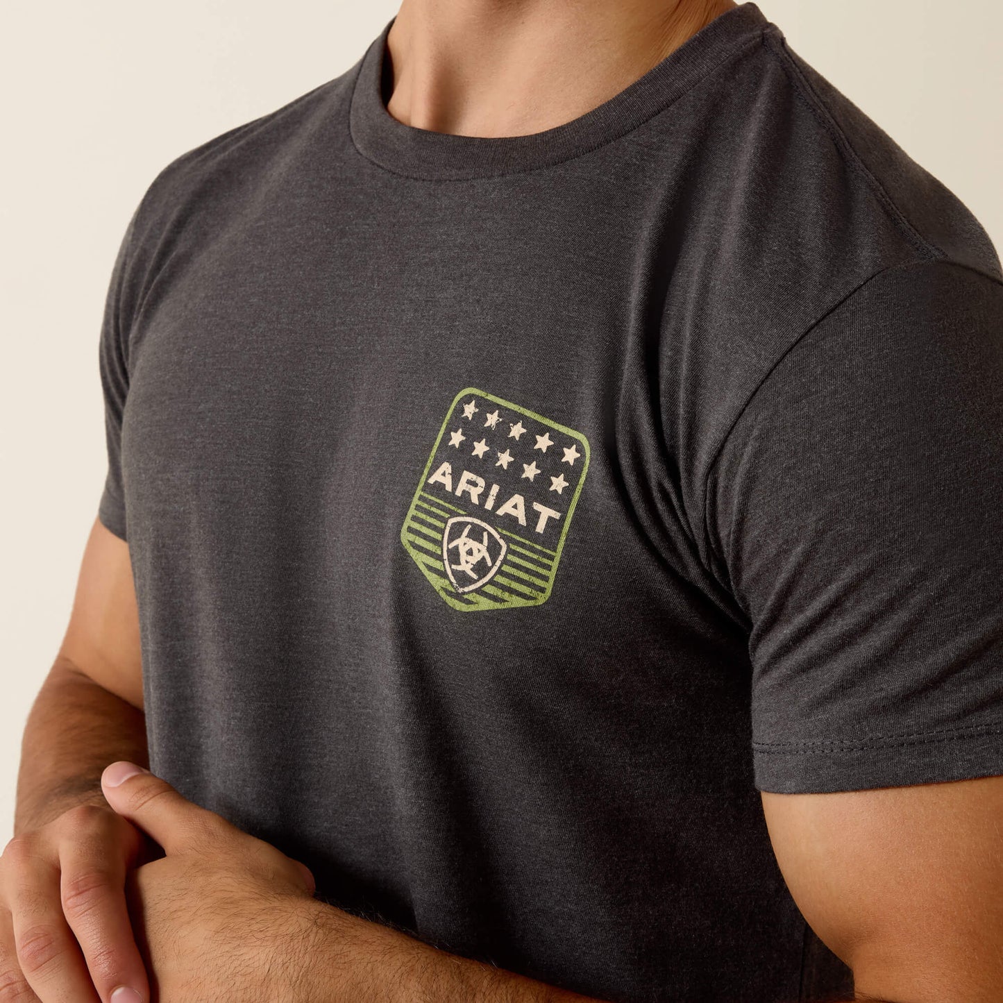 Ariat Stripe Patriotic Badge T-Shirt Ariat Men