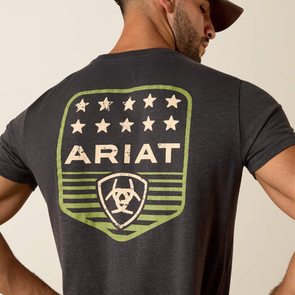 Ariat Stripe Patriotic Badge T-Shirt Ariat Men