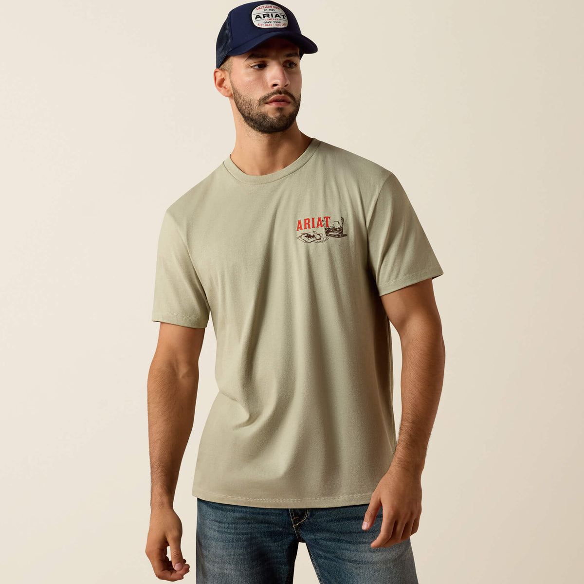 Ariat Whiskey Uno Classic Fit T-Shirt Ariat Men