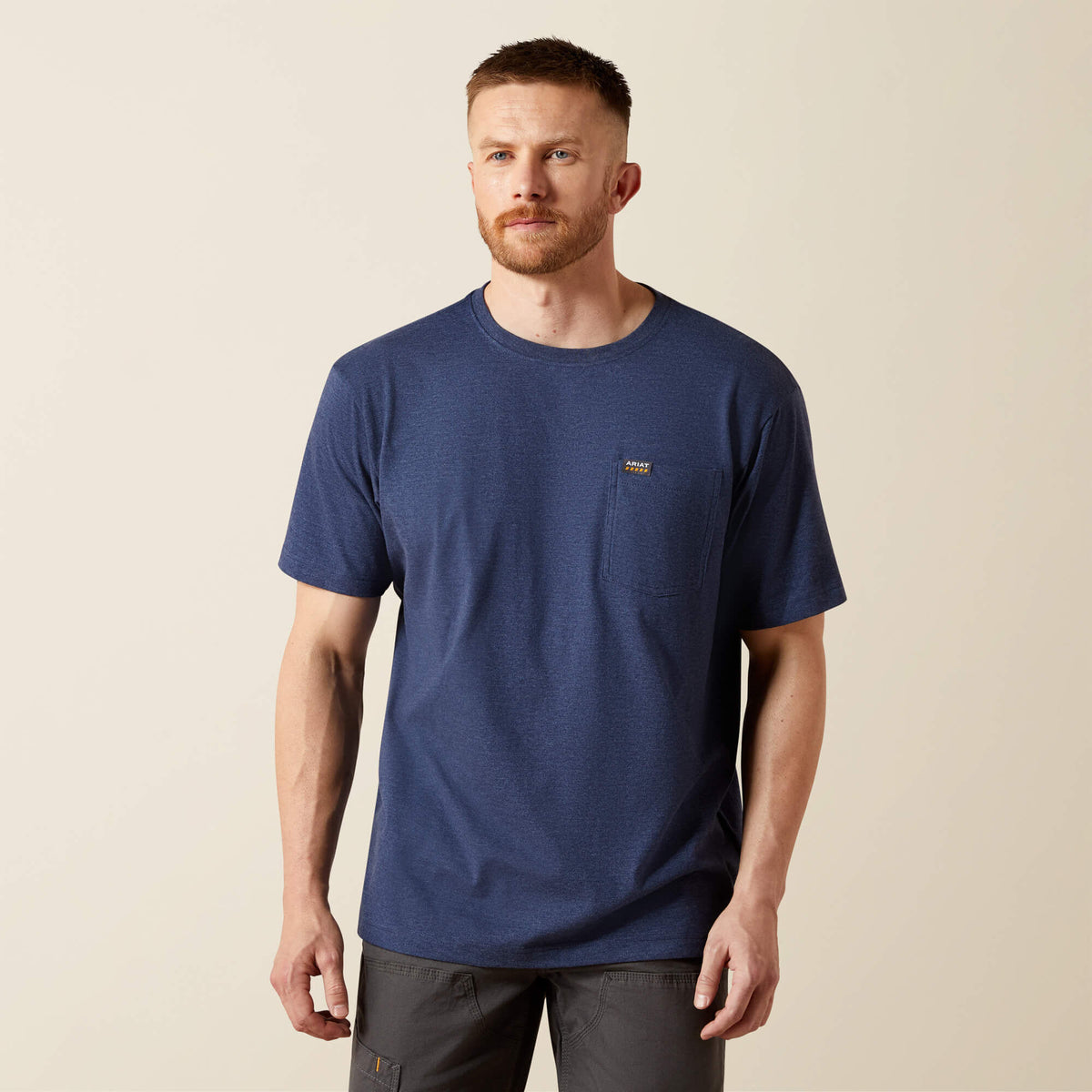 Rebar Cotton Strong Standard Pocket T-Shirt Ariat Men|Work