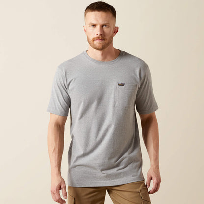 Rebar Cotton Strong Standard Pocket T-Shirt Ariat Men|Work