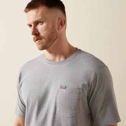 Rebar Cotton Strong Standard Pocket T-Shirt Ariat Men|Work