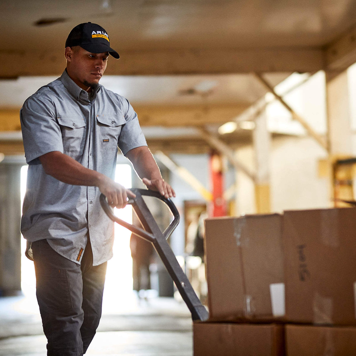 Rebar Made Tough VentTEK DuraStretch Work Shirt Ariat Men|Work