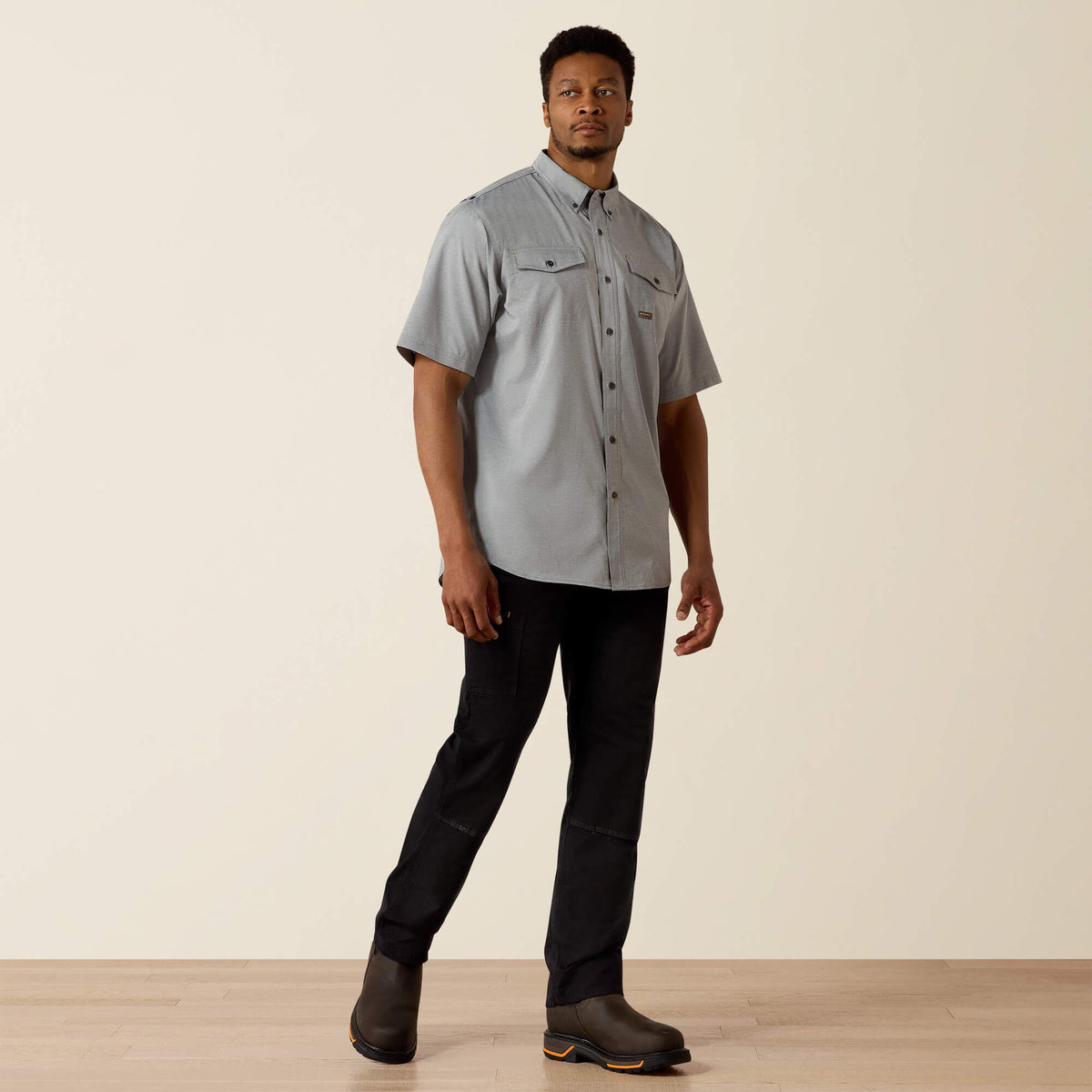 Rebar Made Tough VentTEK DuraStretch Work Shirt Ariat Men|Work