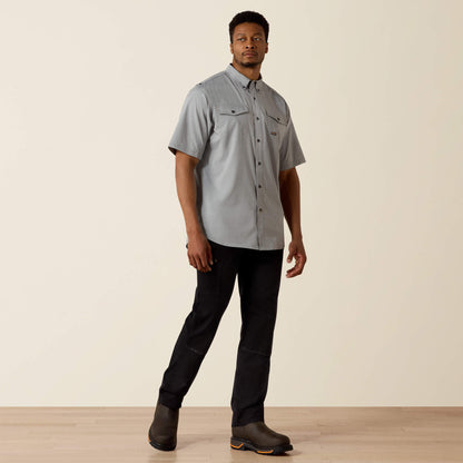 Rebar Made Tough VentTEK DuraStretch Work Shirt Ariat Men|Work
