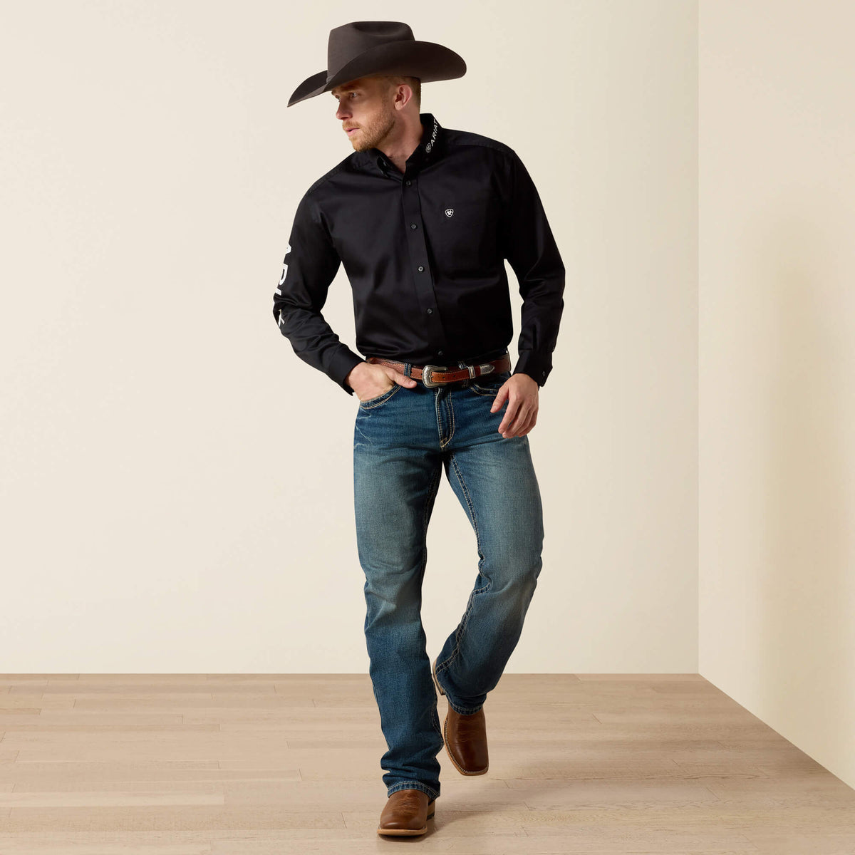 Team Logo Twill Classic Fit Shirt Ariat Men