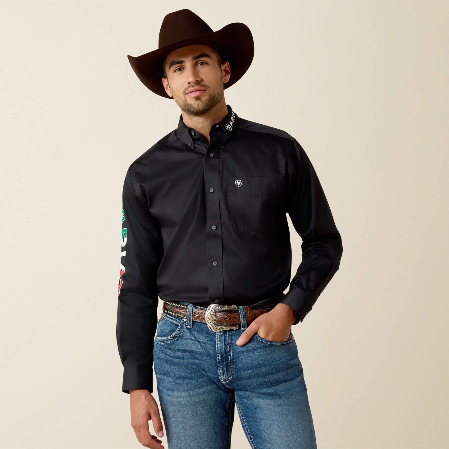 Team Logo Twill Classic Fit Shirt Ariat Men
