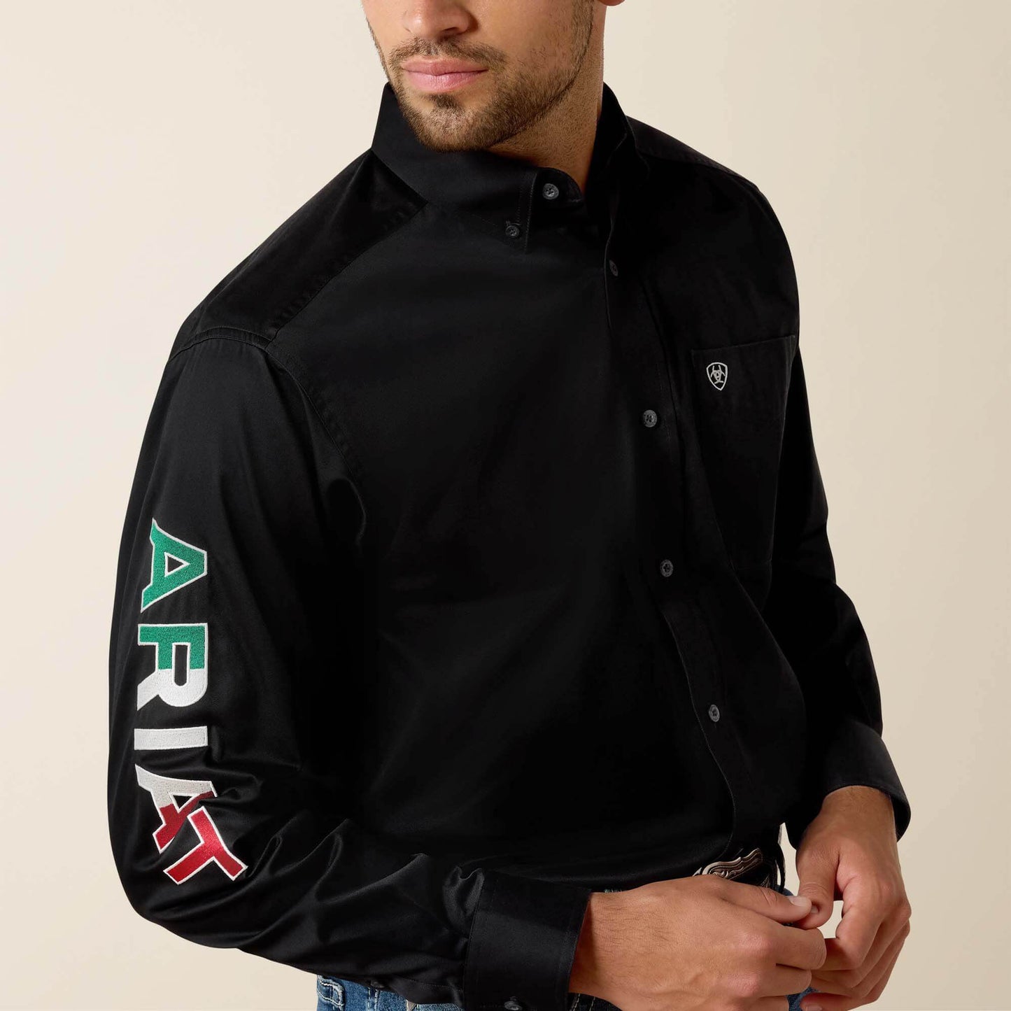 Team Logo Twill Classic Fit Shirt Ariat Men