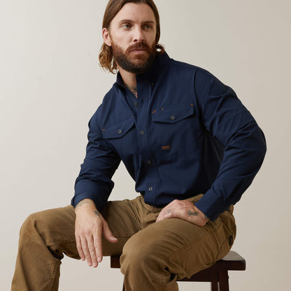 Rebar Made Tough VentTEK DuraStretch Work Shirt Ariat Men|Work