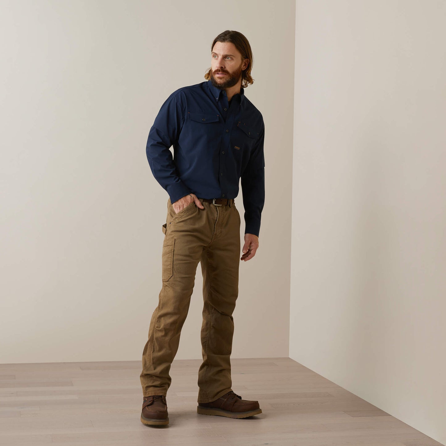 Rebar Made Tough VentTEK DuraStretch Work Shirt Ariat Men|Work