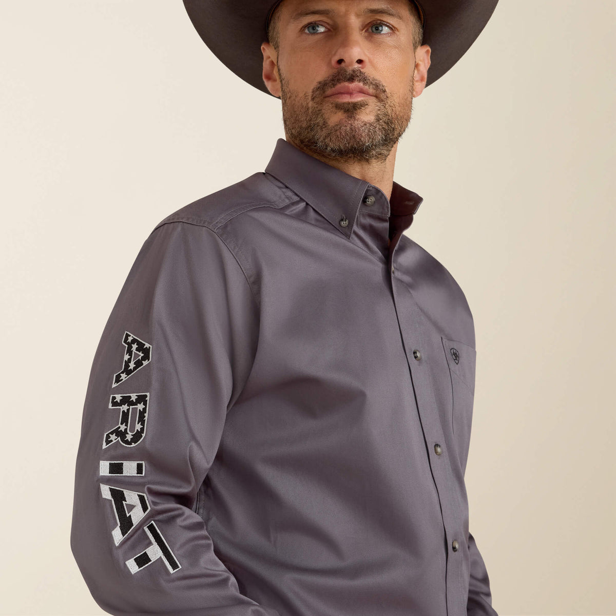 Team Logo Twill Classic Fit Shirt Ariat Men