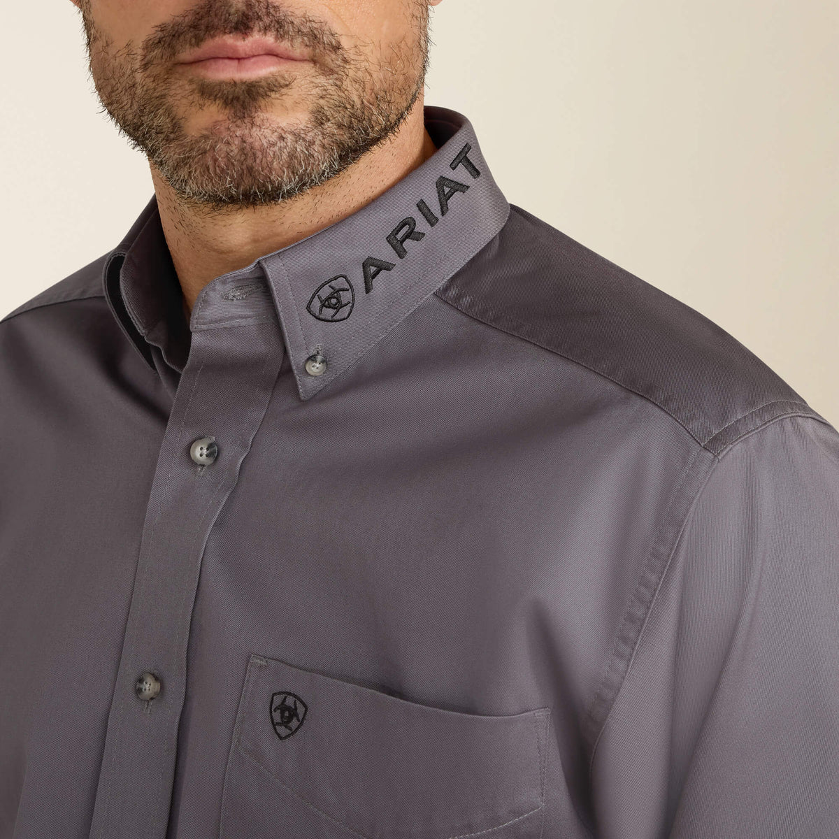Team Logo Twill Classic Fit Shirt Ariat Men