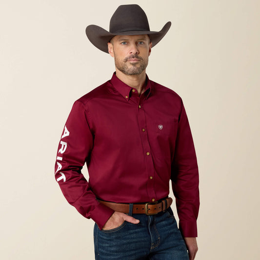 Team Logo Twill Classic Fit Shirt Ariat Men