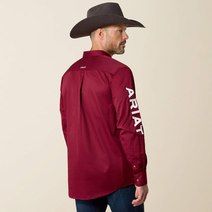 Team Logo Twill Classic Fit Shirt Ariat Men
