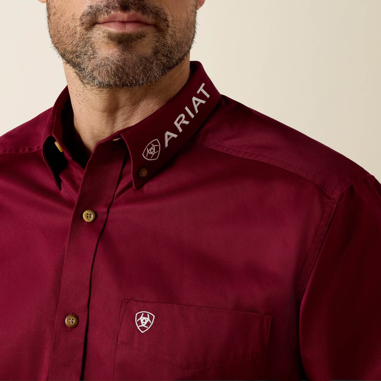 Team Logo Twill Classic Fit Shirt Ariat Men