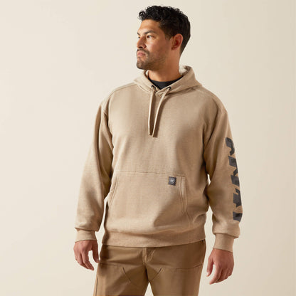 Rebar Lightweight Logo Hoodie Ariat Men|Work
