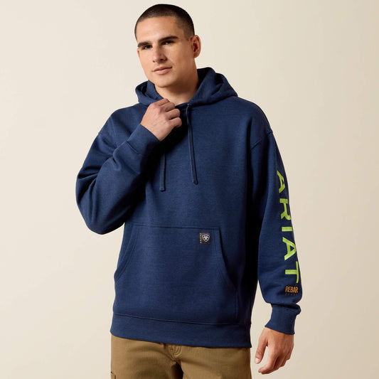 Rebar Workman Graphic Hoodie Ariat Men|Work